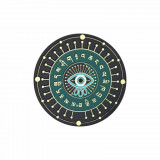 Abtibild sticker feng shui cu ochiul impotriva barfelor si al invidiilor contra geloziei a raului si a magiei negre ochiul lui horus 2022 - 5cm
