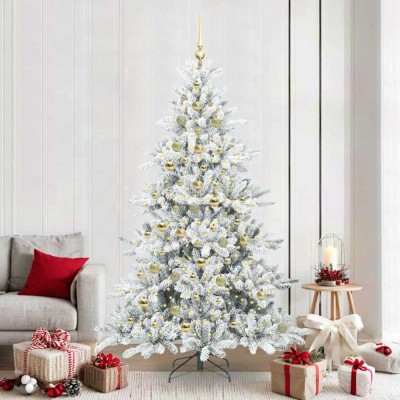 vidaXL Brad de Crăciun artificial cu ramuri articulare 210 cm PVC 3397735 foto
