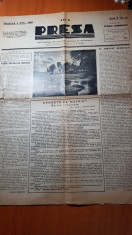 ziarul presa 4 februarie 1940-art. &amp;quot;pe marginea razboiului &amp;quot; foto