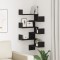vidaXL Rafters colțar de perete 2 pcs Stejar negru 40 x 40 x 49.5 cm 862653