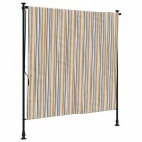Cumpara ieftin Jaluzea rulou de exterior, galben/alb, 150x270 cm tesatura/otel