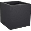 Ghiveci Patrat Antracit 29.5cm GRAPHIT UP, 21L, Plastic Reciclabil, Rezistent UV si Inghet, Interior/Exterior