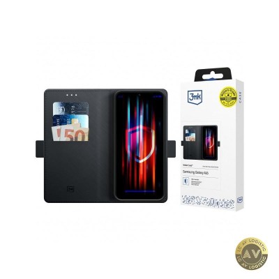 Husa pentru Samsung Galaxy A16 5G A166 / A16 4G A165 3MK Wallet Neagra foto
