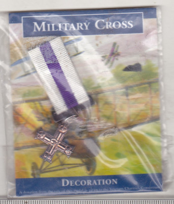 bnk md Anglia medalia Military Cross - WW II - miniatura - reproducere foto
