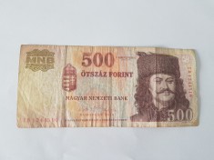 Ungaria 500 Forint 2010 foto