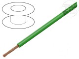 Cablu FLRY-B 1x2,5mm2 litat Cu PVC verde 60V Clasa 5 2,7-3mm