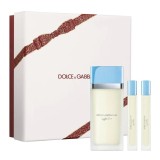 Set Dolce &amp; Gabbana: Light Blue, Eau De Toilette, For Women, Refillable, 100 ml + Light Blue, Eau De Toilette, For Women, 2 pcs,