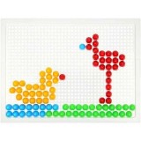 LENA: Mosaik bilute transparente set creativ 10mm 100 piese