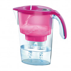 Cana filtranta de apa Laica Stream, 2.3 l, Roz foto