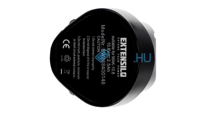 VHBW Baterie pentru scule electrice Makita 194550-6, 194551-4 - 2500 mAh, 10.8 V, Li-ion