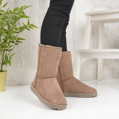 Cizme Tip Ugg De Dama Savor Khaki 39 EU Khaki foto