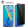 Folie de sticla privancy 5D pentru Huawei P30, Privacy Glass GloMax securizata