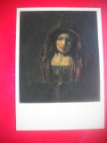 HOPCT 23401 PORTRET CUMNATA- REMBRANDT HARMENS VAN REIN 1606-1669 --MUZEE RUSIA - CP PICTURA --NECIRCULATA