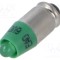 Lampă LED verde 6V 1 diodă EAO 16mm
