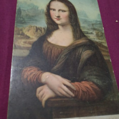 CARTE POSTALA --LEONARDO DA VINCI- MONA LISA INTERBELICA NECIRCULATA