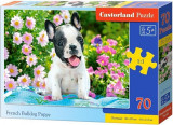 Puzzle 70 piese French Bulldog Puppy, castorland