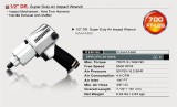 Pistol pneumatic Toptul 1 2, 949Nm