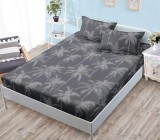 Cumpara ieftin Husa Pat cu Elastic 3 Piese 180x200 cm + 2 Fete Perna 50x75 cm