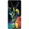 Husa silicon pentru Huawei P30, Abstract Color Bottles Splash