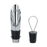 Save &amp; Stop 2-in-1 Stainless Steel Wine Pourer Stopper Drip-Free Airtight
