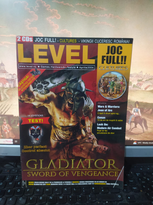 Level, Games, Hardware &amp; Lifestyle aprilie 2004 Gladiator Sword of Vengeance 111