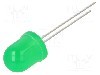Dioda LED, 10mm, verde, 2900mcd, 20mA, 2,6...3,4V, LUCKYLIGHT - 1004PGD2R-G5-2B
