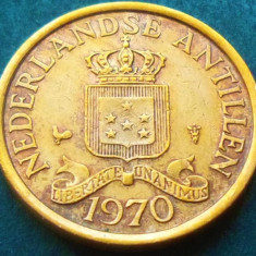 Moneda exotica 1 CENT - ANTILELE OLANDEZE (Caraibe), anul 1970 * cod 1889 B