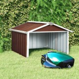 vidaXL Șopron grădină pt. robot de gazon, maro 92x97x63 cm oțel zincat 150910