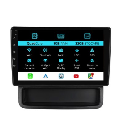 Navigatie Dedicata Renault Trafic (2010 - 2014), 10Inch, 1Gb Ram, 32Gb Stocare, Carplay foto
