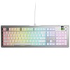 Glorious Tastatura mecanica GMMK 3 PRO 100% Prebuilt, USB-C, Fox Switches, US layout, 104 taste, Gri &quot;GLO-KB-GMMK3-PRO-100-PB-FOX-W-SIL-US&quot; (timbru ve