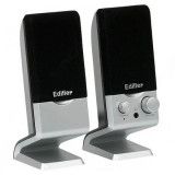 BOXE EDIFIER 2.0 RMS: 1.2W (2 x 0.6W) control volum USB power silver M1250-SL
