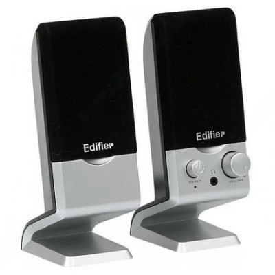 BOXE EDIFIER 2.0 RMS: 1.2W (2 x 0.6W) control volum USB power silver M1250-SL foto