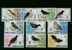 Samoa 1967, fauna, pasari, Mi. 152/161, MNH, cat. 48 ? foto