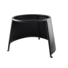 Suport Ceaun 14/16/22L, 43cm, Metal Vopsit Negru, Protectie Vant, Perfect Home - Focar Robust