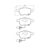Brembo set placute frana, frana disc Prime Line
