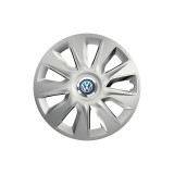 Set 4 capace roti Cu Inel Cromat Stratos R16 Compatibil Cu Volkswagen