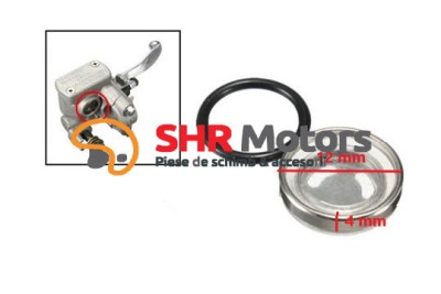 Geam nivel lichid frana ATV (diametru exterior- 12 mm) foto