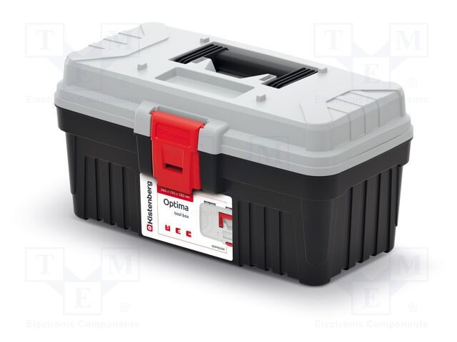 Ladă unelte KISTENBERG negru și gri polimer 360x195x183mm