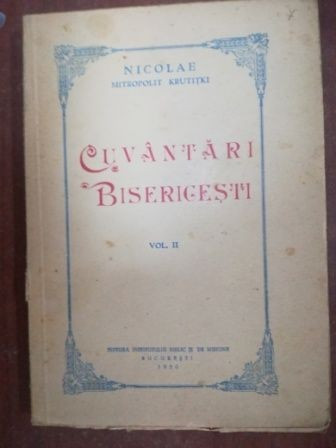 Cuvantari bisericesti vol 2- Nicolae Mitropolitul Krutitki