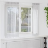 vidaXL Perdele cu perdele 2 pcs Gri deschis 140 x 175 cm Poliester
