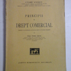 PRINCIPII DE DREPT COMERCIAL - CESARE VIVANTE - Cartea Romaneasca