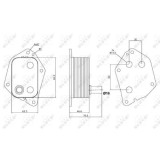 Radiator ulei motor, Termoflot Nrf 31159