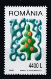 ROMANIA 2000 LP 1537 CRACIUN MNH