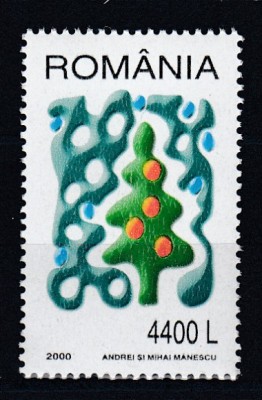 ROMANIA 2000 LP 1537 CRACIUN MNH foto