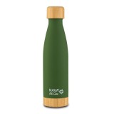 Sticla termoizolanta bambus calatorii Nava 500 ml verde FitLine Training