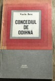 LITR21 IUH Vasile Buia - Concediul de odihna