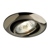 Spot incastrat ELC 3072 70158, GU10, orientabil, negru