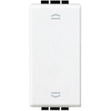 Intrerupator inversor jaluzele 1-0-2 1M Living Light Bticino alb N4027N