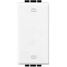 Intrerupator inversor jaluzele 1-0-2 1M Living Light Bticino alb N4027N