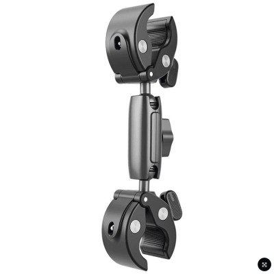 Prindere tip crab dubla pentru biciclete/moto TELESIN GP-HBM-001-D foto